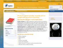 Tablet Screenshot of impetus-consulting.de